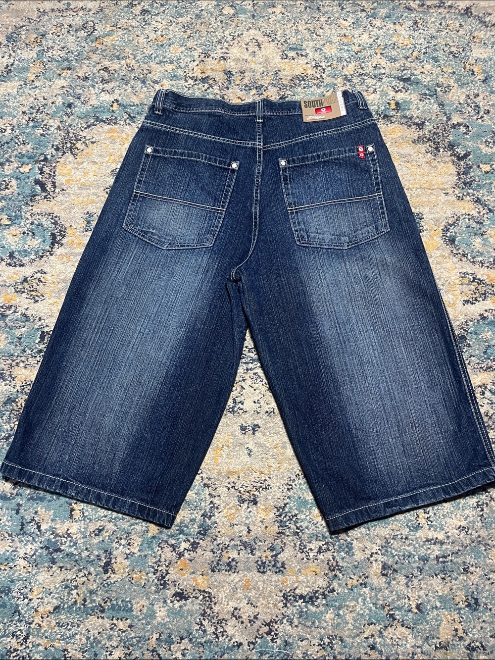 Y2K South Pole Baggy Jean Shorts